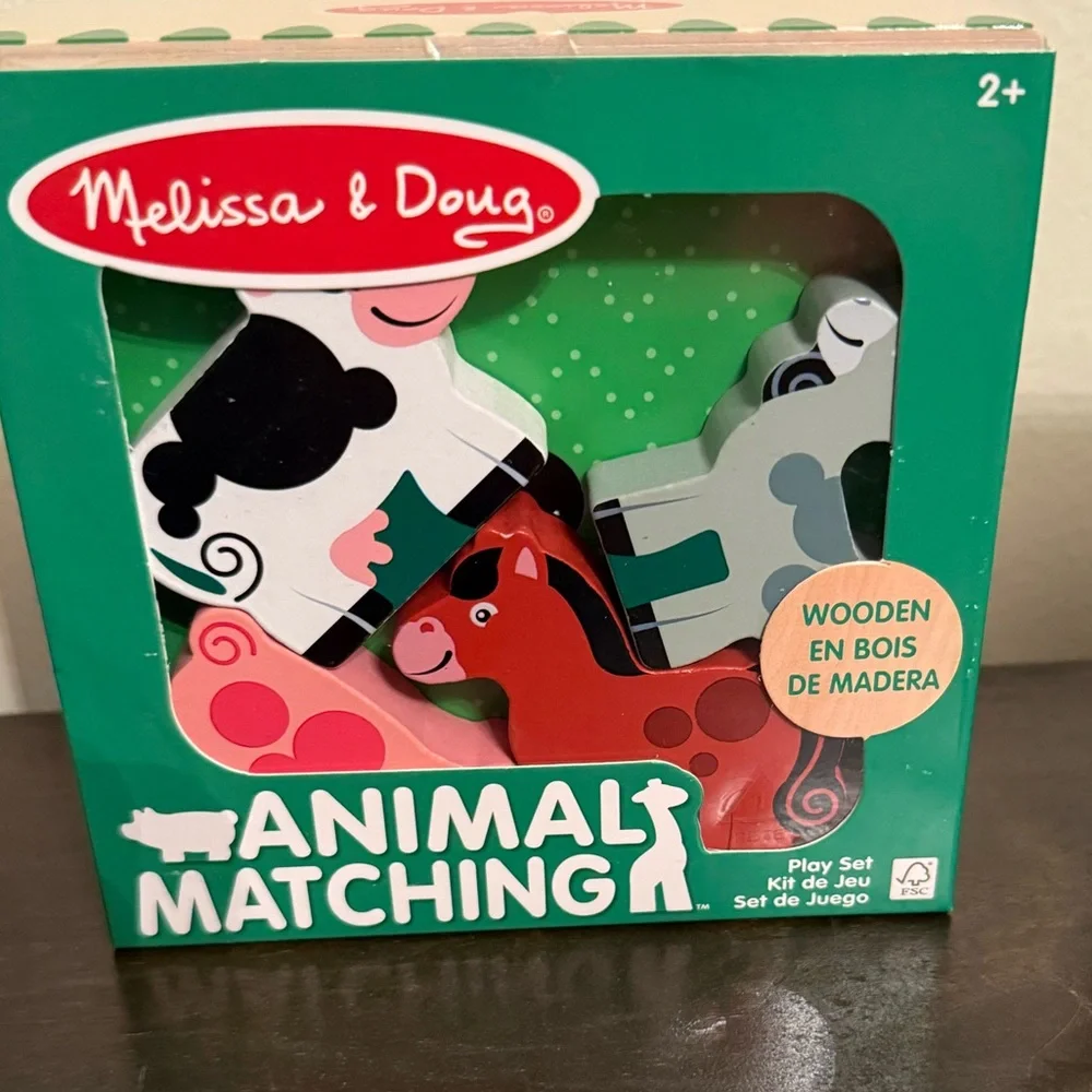 NWT Farm Melissa & Doug Animal Matching Play Set